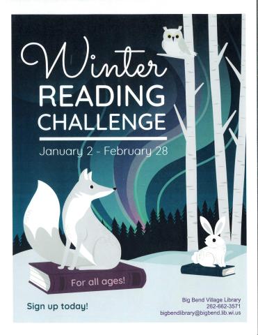 Fox in woods with reading challenge title