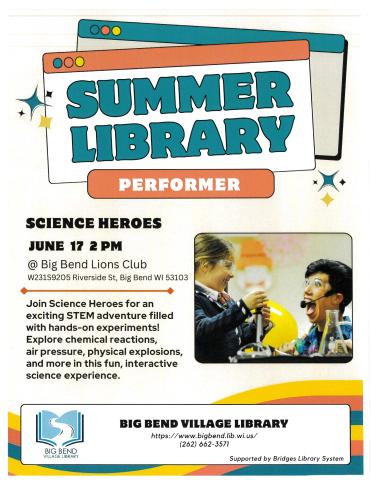 2 people doing a science experiment with text describing event